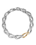 Bamboo Single 18K Gold Link Necklace