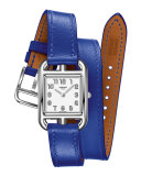 Cape Cod Watch on a Double Tour Electric Blue Calf Strap
