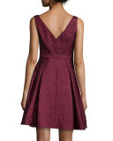 Coco Sleeveless V-Neck Fit & Flare Dress 