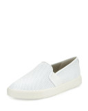Blair 5 Perforated Slip-On Sneaker, White