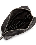 Fumo Large Zip-Around Wristlet Wallet, Black