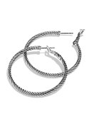 Cable Classics Large Hoop Earrings