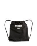 Rave Paris Men's Logo Drawstring Backpack, Black
