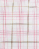 Check Dress Shirt, Pink/Tan/White