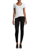 Nico Mid-Rise Super Skinny Jeans, Black