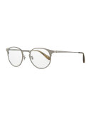 Wildman Round Fashion Glasses, Pewter