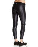Lustrous Shiny Athletic Leggings