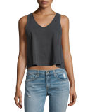 Audrey V-Neck Cropped Tank