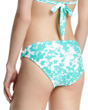 Floral-Print Hipster Swim Bottom