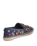 Marguerite Floral Canvas Espadrille Flat