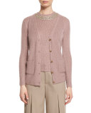 Cashmere/Silk Boyfriend Cardigan