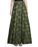 Floral Jacquard Skirt 