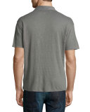 Branigan Tailored-Fit Garment-Dyed Linen Polo Shirt, Fossil