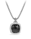 Albion Pendant with Black Onyx and Diamonds, 17mm