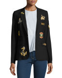 Classic Patch Jacket, Black