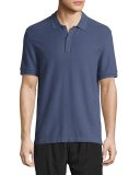 Piqué Polo Shirt, Cadet Blue