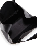 Izzy Unlined Tote Bag, Black