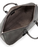 Speedy Crocodile Duffel Bag, Charcoal