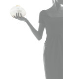 Sirene Shell Minaudiere, White