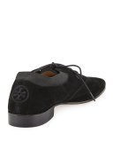 Bombe Suede Oxford, Black