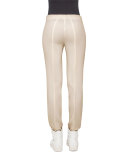 Melissa Mid-Rise Slim Pants, Steppe