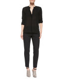 Relaxed Stretch-Wool Trousers