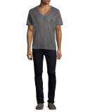 Lean Dean Dry Black Indigo Skinny-Leg Jeans, Black