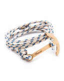 Modern Anchor Rope Bracelet, Khaki