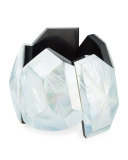 Star Dust Faceted Cuff Bracelet