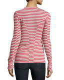 Arrow Striped Long-Sleeve T-Shirt