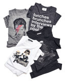 Poolside Crewneck T-Shirt, Black
