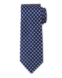 Circle Chain-Link Silk Tie