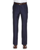 Super 150s Wool/Cashmere Trousers, Navy