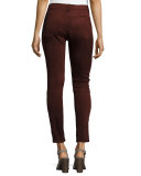 Skinny Suede Pants, Port