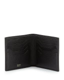 Leather Billfold Wallet, Black 
