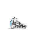 Albion Ring with Blue Topaz and Diamonds