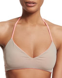 Zunzal Reversible Swim Top, Chino/Green