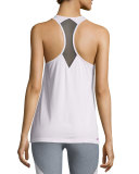Signature Mesh Racerback Sport Tank, Petal 