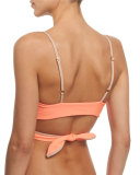 Costa Fiesta Chloe Crisscross Swim Top, Sorbet