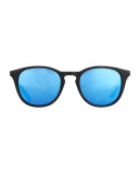 Men's Plimsoul Round Sunglasses, Black/Blue