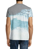 Moonlight Water V-Neck T-Shirt, Multi