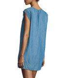 Blayne Chambray Shift Dress