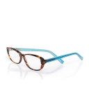 Hanky Panky Two-Tone Readers, Brown/Blue