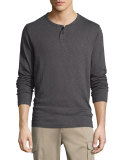 Gaskell Long-Sleeve Henley Shirt, Night