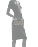 Manhattan Crystal Evening Clutch Bag, Jet/Rhinestone
