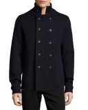 Know Double-Breasted Peacoat Sweater, Coastal