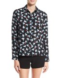 Willa Dove & Heart Print Shirt