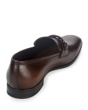 Leather New Bit Loafer, Brown
