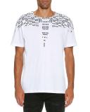 Rey Numbers-Print T-Shirt, White