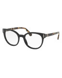 Square Optical Frames, Black